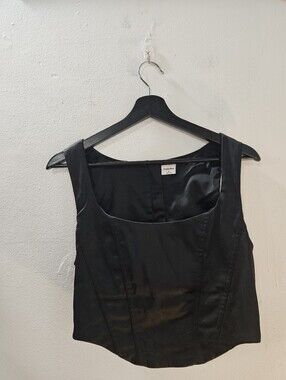 Sunday Best Satin Bustier Tank Top